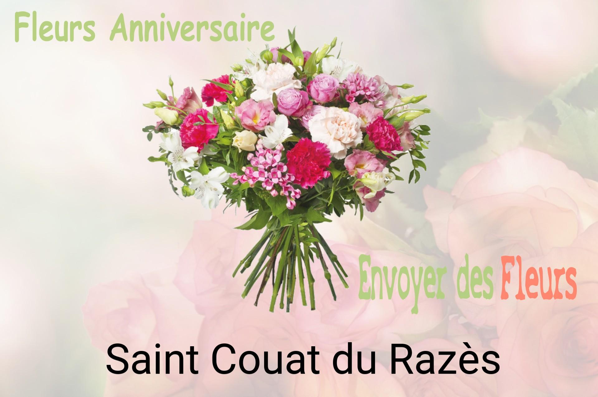 Bouquet de fleurs d’anniversaire livré à Saint-Couat-du-Razès