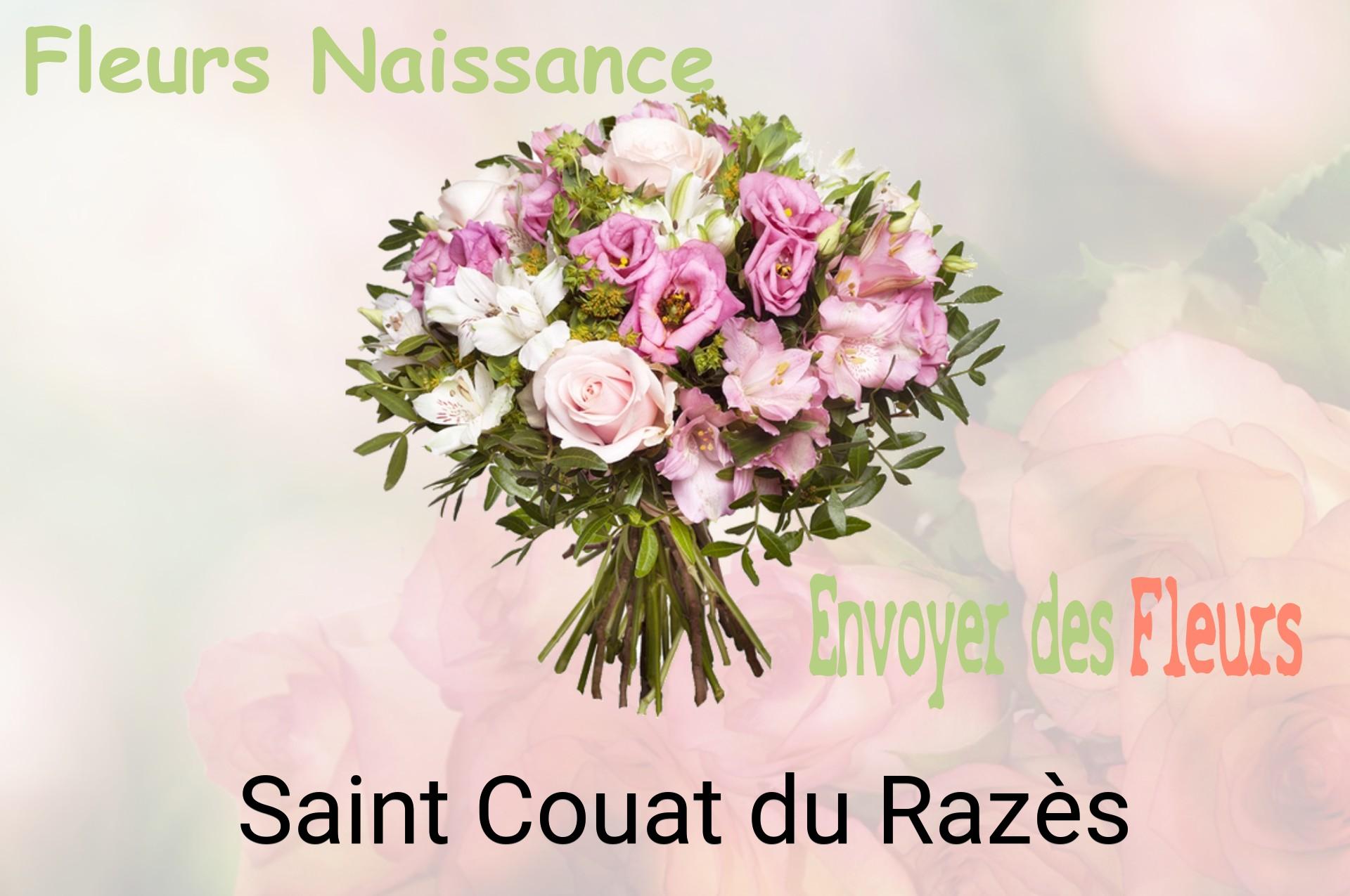 Bouquet de fleurs de naissance livré à Saint-Couat-du-Razès